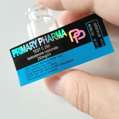 Strong Adhesive 10ml Vial Labels For Peptide Bodybuildings Glass Vials