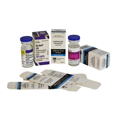 Recyclable and Glossy 10ml Vial Cardboard Packaging Box for Pharmaceutical Products