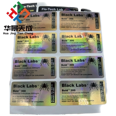 DECA 300 10ml Vial Labels  PET Material  For Pharmaceutical Use