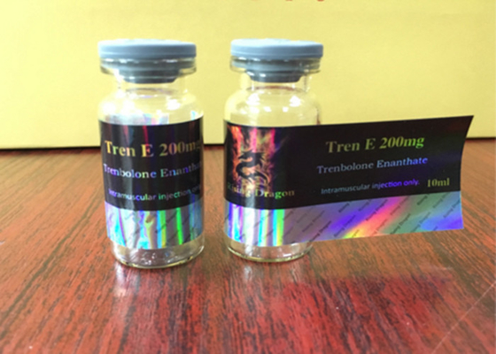 Tren E 200 Hologram Laser PET Steroide Injection 10ml Viall Labels