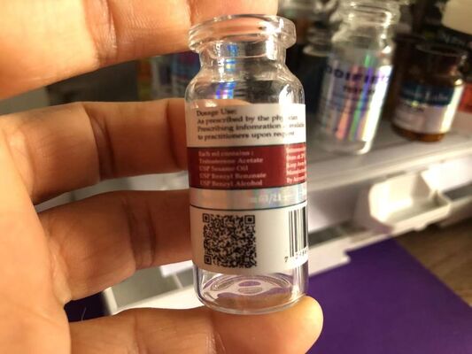 10ml Holographic Adhesive Steroide Vial Labels For Medicine Pills Minimum Order 100 Pcs Air Shipment Required