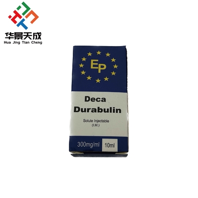 Customizable 10ml Vial Boxes Paper Glossy Finish For Sterode DecaVials Packing