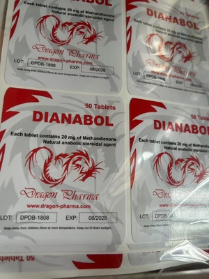 Dianabol Oral Labels For The Dragon Pharma With Pvc Waterproof