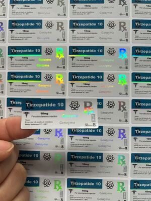 Waterproof H GH 200IU Peptide 2ML 3ML Vial BOTTLE Labels Glossy Finish