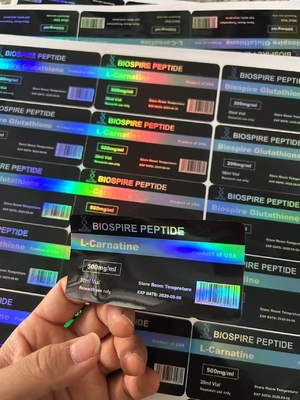 L-CARNATINE 500mg/ml 30ml Vial Labels Customized Logo And Design