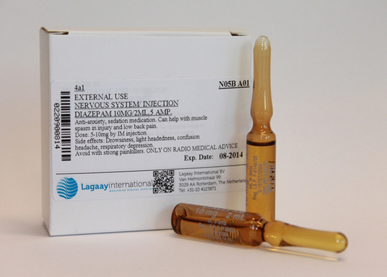 Clear Empty Glass Vial Labels Hair Or Ginseng Ampoule For Injection