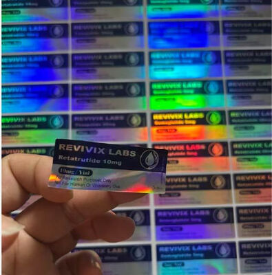 Reta trutide 10mg customized logo and design 3ml vial labels