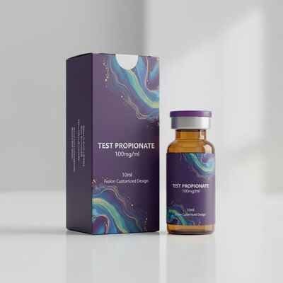 Test Propionate 100mg Fusion Customized Design 10ml Vial Labels And Boxes