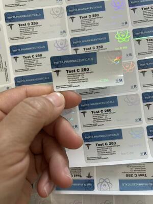 Test cyp 250mg Customized brand Design 10ml Vial Labels And Boxes