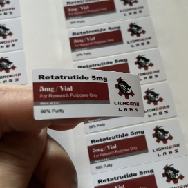 Retatrutides 5mg White Pvc Small Vials Labels