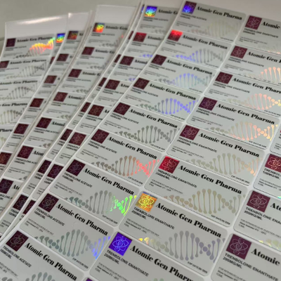 Tets e 250mg laser materail 10ml glass bottle labels