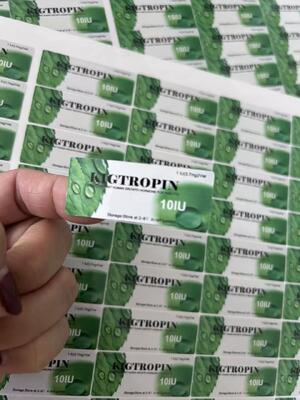 H gh 100iu Pvc Water Proof Customized Labels