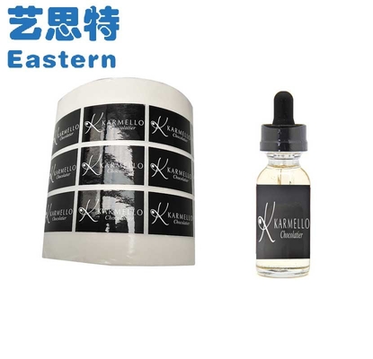 Die Cut 30ml Vial Waterproof Vinyl Adhesive Sticker Labels