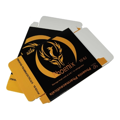 CMYK Hg h Injection Vial Box 25*25*60mm