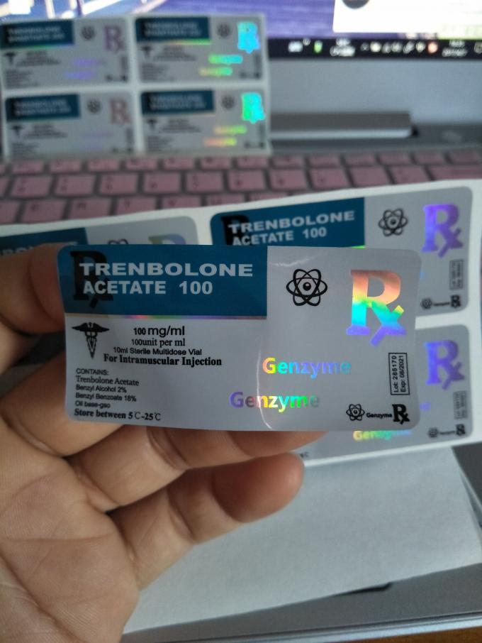 Adhesive 10ml Vial Labels Custom Label Stickers Packaging For Injection ...